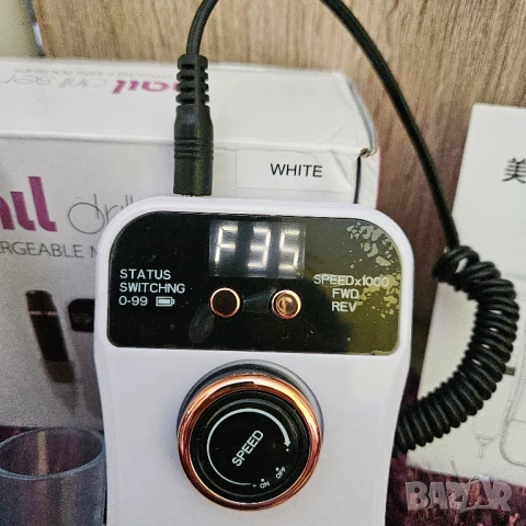 Мощна пила за сваляне на геллак, на батерия, снимка 5 - Продукти за маникюр - 50656890