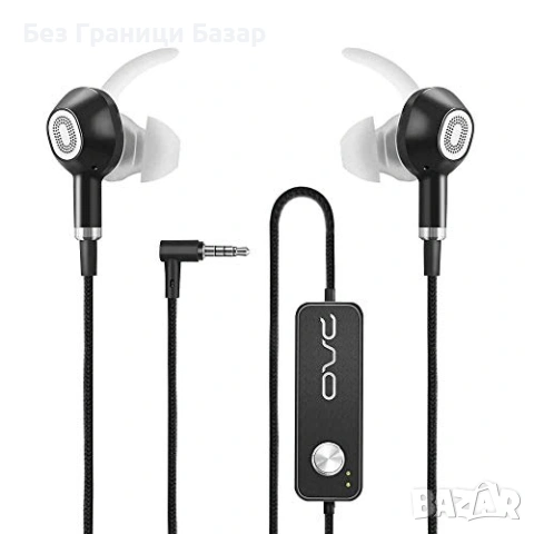 Нови Жични ANC слушалки OVC 60 часа, двоен драйвер, 3.5 мм за телефон музика