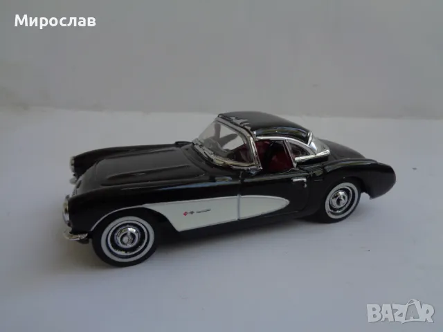 1:43 DINKY MATCHBOX CHEVROLET CORVETTE КОЛИЧКА МОДЕЛ, снимка 5 - Колекции - 47292901