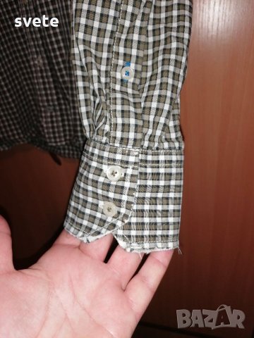  Мъжка риза каре Tommy Hilfiger, снимка 5 - Ризи - 31706300