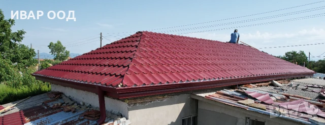 Метална Керемида "СИМЕТРИК" - производство и монтаж, снимка 9 - Строителни материали - 47114545