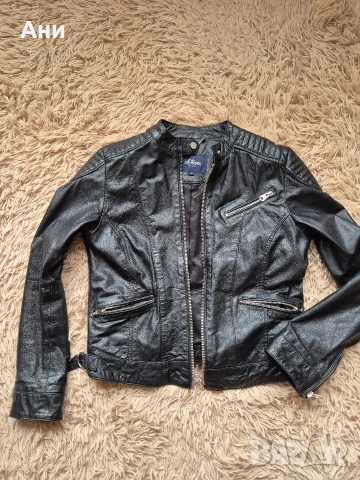 Дамско яке естествена кожа