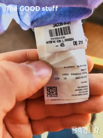 Мъжка риза "Hugo Boss", снимка 5 - Ризи - 47703483