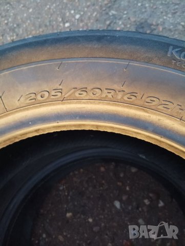 2 бр Hankook 205/60R16' M+S с ДОТ 0718 и 6.5 мм мек грайфер, снимка 9 - Гуми и джанти - 39241866