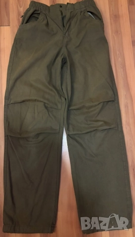 Тъмно зелени parachute панталони от Bershka, XS