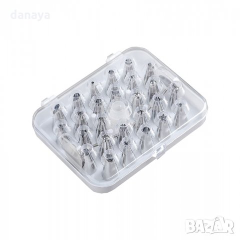 1815 Комплект метални накрайници за пош в кутия, снимка 4 - Прибори за хранене, готвене и сервиране - 30758921