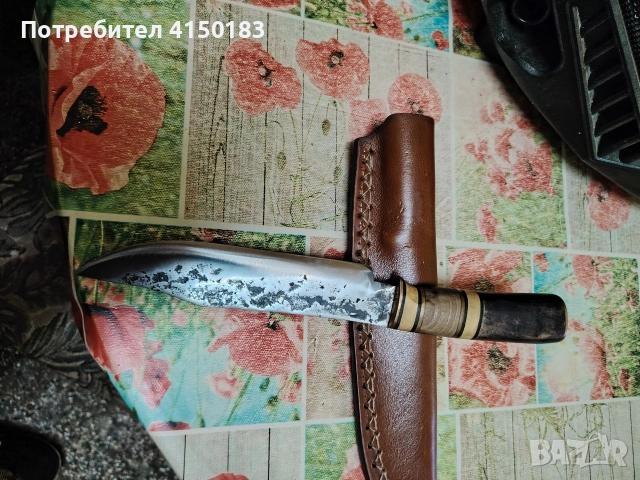 кован нож от ШХ15 , снимка 4 - Ножове - 52860783