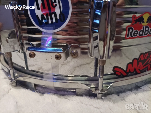 Метално барабанче 14x6.5 + калъф, снимка 3 - Ударни инструменти - 52930308