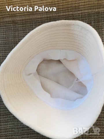 Модерна шапка-панама млечен цвят, снимка 3 - Шапки - 31715639