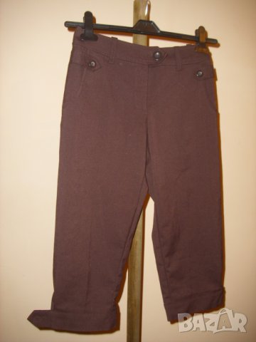 Всичко по 5 лв - Дамски панталон със 7/8 дължина - H&M - кафяв, снимка 2 - Панталони - 40566442