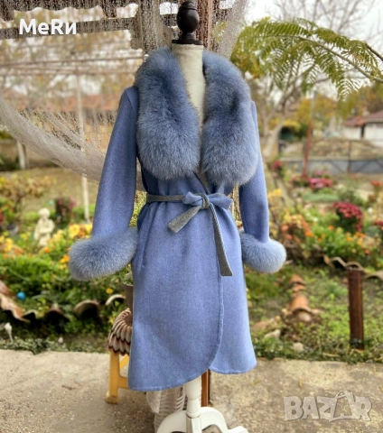 Палто от Алпака и Лисица