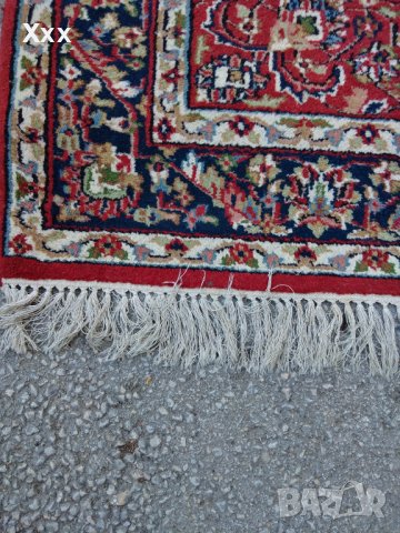 Ръчно тъкан вълнен персийски килим. Топ качество., снимка 6 - Килими - 42763707