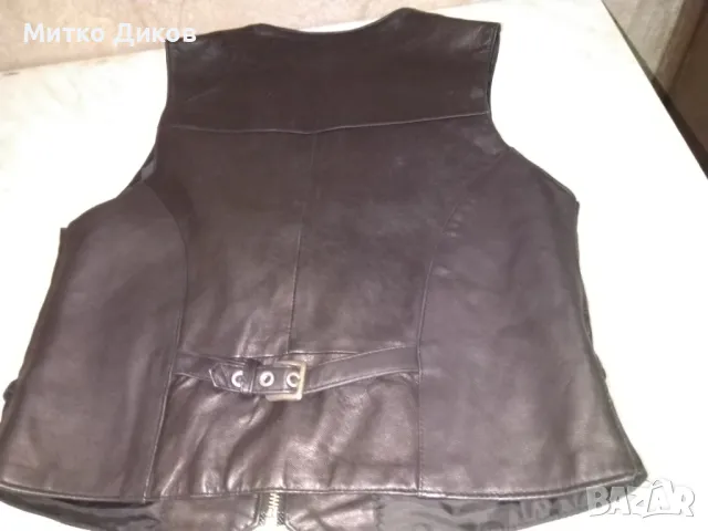 Елек женски рокерски размер С естествена кожа отличен, снимка 10 - Елеци - 49549294