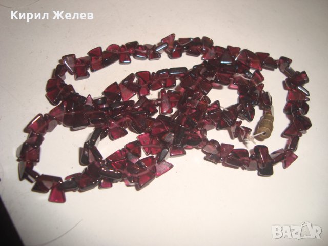 КОЛИЕ Натурален ГРАНАТ ВИОЛЕТ ОТТЕНЪК СТАР АРТ ГЕРДАН от БЛАГОРОДНИ КАМЪНИ 14994, снимка 10 - Колиета, медальони, синджири - 30665941