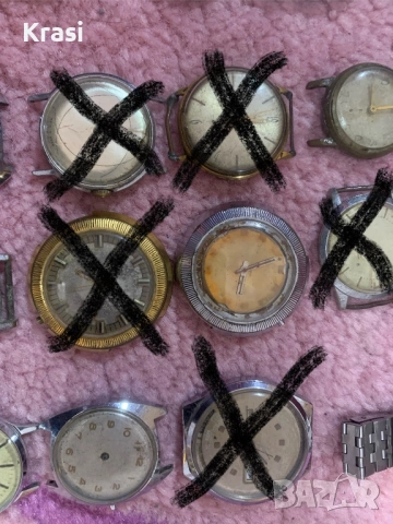 Стари неработещи часовници, снимка 4 - Антикварни и старинни предмети - 52945477