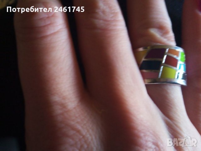  Пръстен медицинска стомана, снимка 8 - Пръстени - 35210990