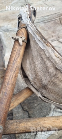 Военно офицерско столче. ПСВ, снимка 7 - Антикварни и старинни предмети - 51503746