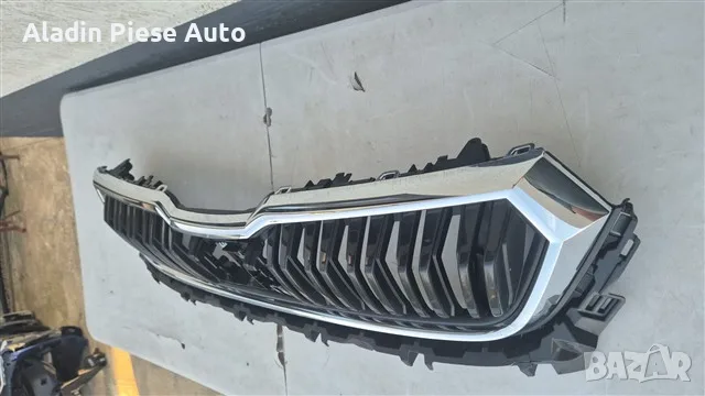 Централна решетка Skoda Kodiaq година 2021 2022 2023 2024 код 565853653C , снимка 5 - Аксесоари и консумативи - 55885046