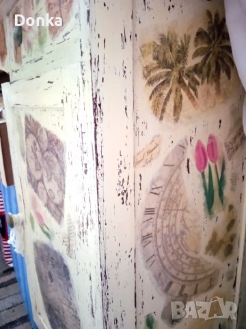 Старинно масивно художествено реновирано винтидж бюро , снимка 3 - Други ценни предмети - 38007369