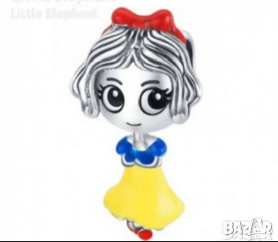 Сребърен елемент Пандора"Little snowflake-Cartoon"/нов