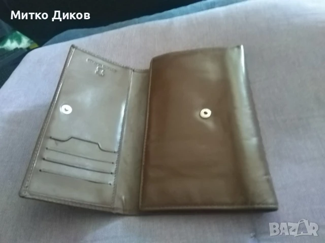 Марков портфейл Блентио естествена кожа 160х105мм, снимка 4 - Портфейли, портмонета - 51005918