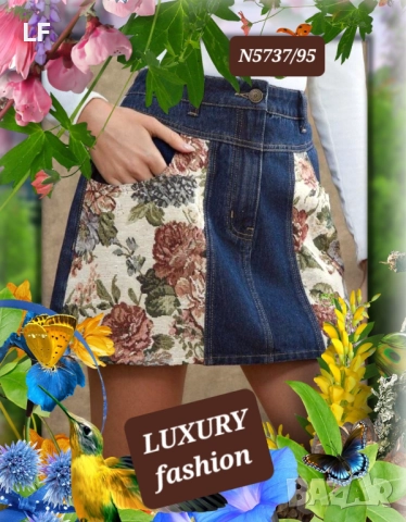 Дънкови поли, снимка 7 - Поли - 52575757