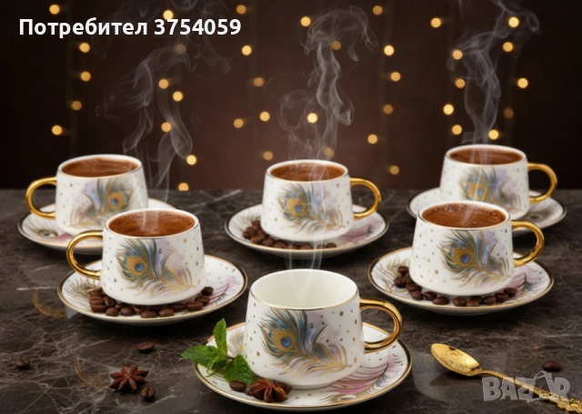 Луксозен порцеланов сервиз + 2в1 блендер и мелничка Cheffinger - Ексклузивен комплект 3 в 1, снимка 6 - Блендери - 52339297