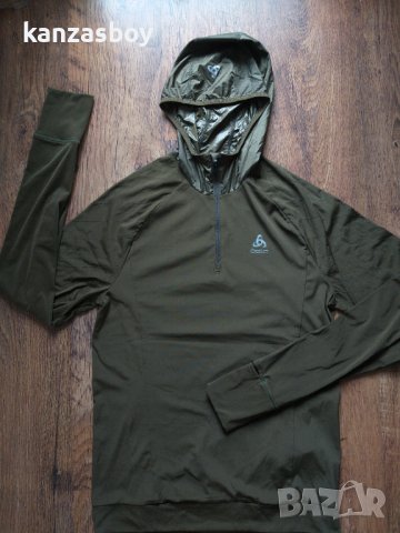 Odlo 1/2 ZIP - страхотна мъжка блуза КАТО НОВА, снимка 5 - Спортни дрехи, екипи - 40779209
