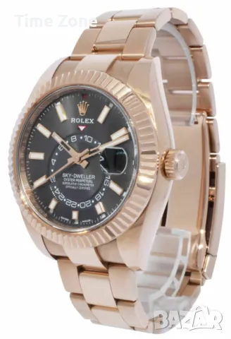 Rolex Sky-Dweller 42mm Everose Gold Dark Rhodium Dial Automatic Различни Варианти, снимка 9 - Мъжки - 48183537