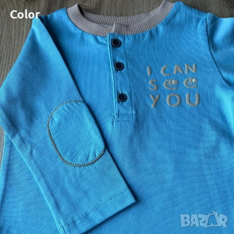 Бебешка/детска блуза Cikoby за момче 6 мес.-3 год., снимка 3 - Бебешки блузки - 37972767