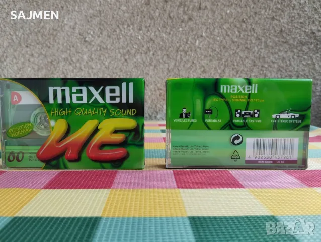 MAXELL; Нови аудио касети, снимка 4 - Декове - 48147252