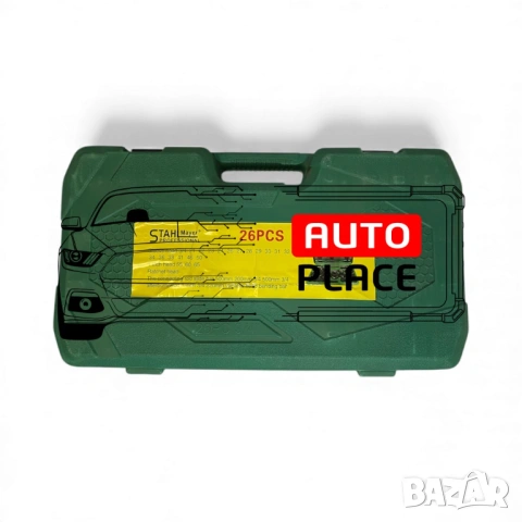 Камионджийско ( камионско ) гедоре 26 части 3/4″ и 1″ 6-стенно StahlMayer, снимка 6 - Гедорета - 53936094