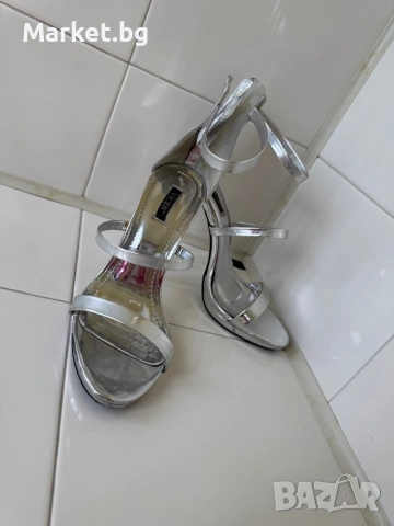 Дамски сандали на ток, снимка 3 - Сандали - 54055039