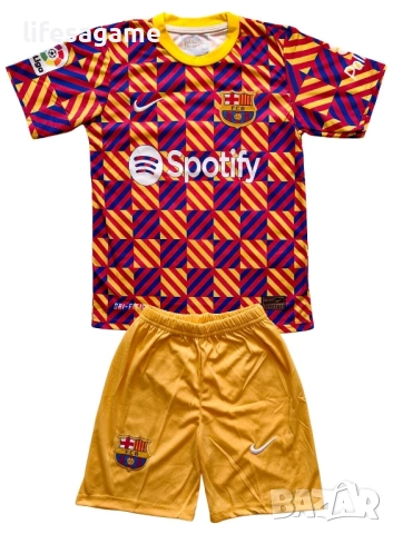 Детско - юношески футболен екип Барселона Левандовски Barcelona Lewandowski , снимка 2 - Детски комплекти - 51596533