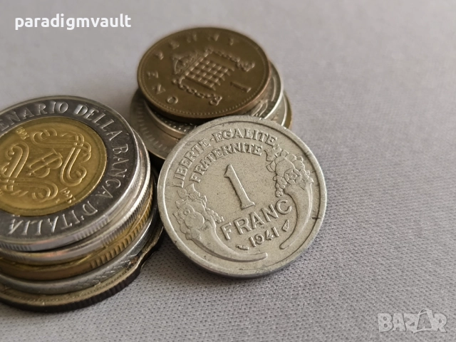 Монета - Франция - 1 франк | 1941г.