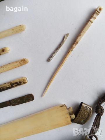 Уникален старинен нож, кама., снимка 4 - Антикварни и старинни предмети - 44524299
