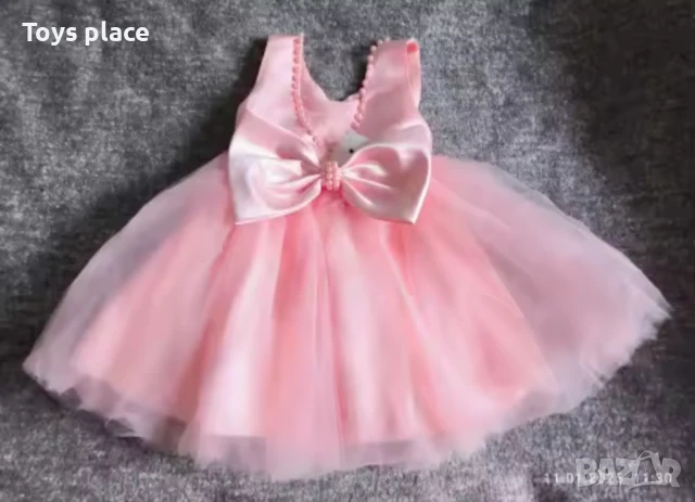 4г Разкошна празнична рокля, Рокля за сватба, кръщене, шаферка, снимка 7 - Детски рокли и поли - 50797425