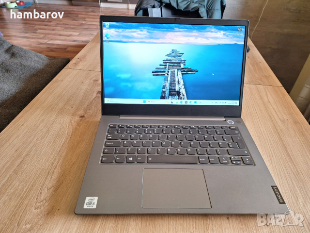 Перфектен лаптоп Lenovo Thinkbook с 4-ядрен Core i5-1035G1 14'' Full HD 256 GB SSD 8GB DDR4 Win11, снимка 1