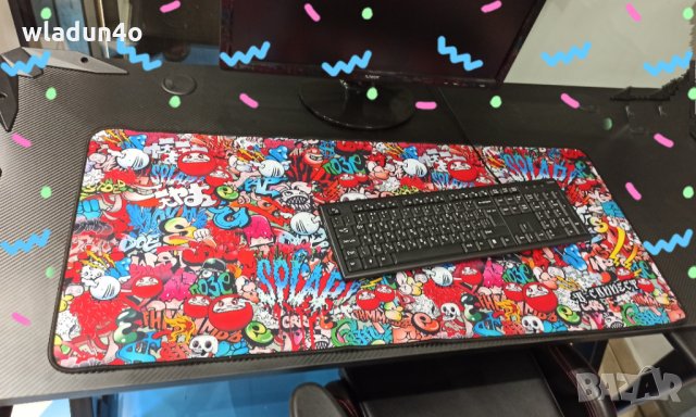 Огромен пад 90/40см Mousepad-25лв, снимка 1