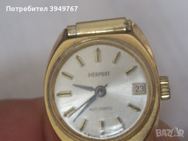 Стар дамски  позлатен часовник., снимка 2 - Дамски - 53951753