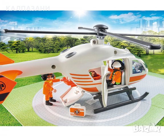 Playmobil - Спасителен хеликоптер Playmobil 70048 - Rescue Helicopter, снимка 3 - Конструктори - 31823418