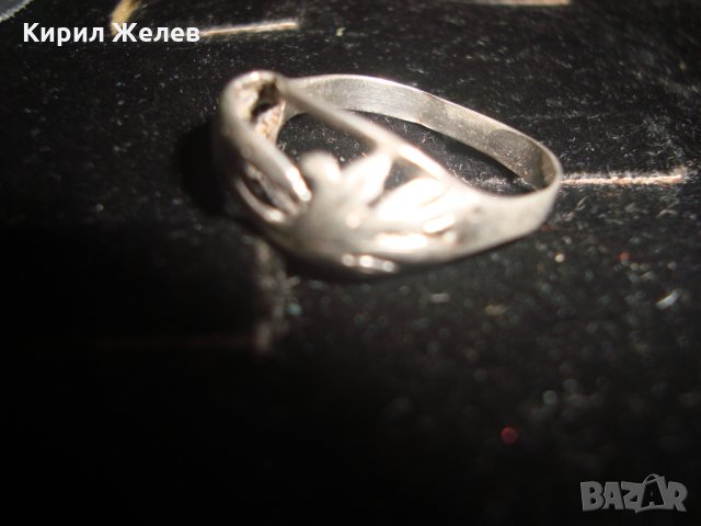 СТАР СРЕБЪРЕН ПРЪСТЕН СРЕБРО 925 ДАМСКИ 6759, снимка 8 - Пръстени - 30285397