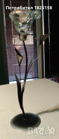 Елегантен свещник - кала., снимка 2 - Декорация за дома - 51000527