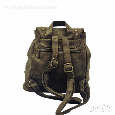 Велурена Дамска Раница с Ресни и Нитове | Бохо Стил, снимка 13 - Чанти - 54208697