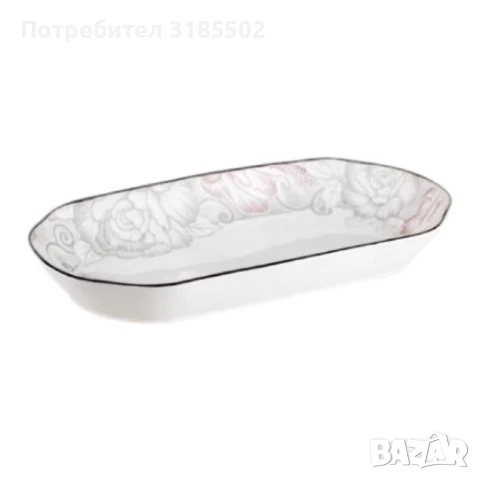 Овална керамична чиния 12,5", снимка 2 - Прибори за хранене, готвене и сервиране - 51393953