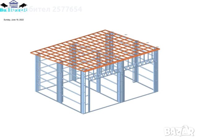 Хале,Халета,Склад,Магазин - 80м² - 10м х 8м х 4м, снимка 1 - Строителни материали - 44256923