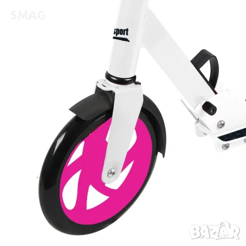 Алуминиева тротинетка в черно и розово S_1239560, снимка 3 - Скутери и тротинетки - 48568173