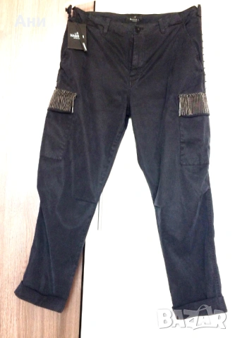 Mason's нов черен дамски панталон с еластан