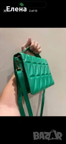 Зелена чанта, снимка 2 - Чанти - 54204161