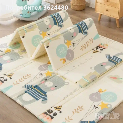  Термоустойчива мека постелка за игра XPE пяна 4616